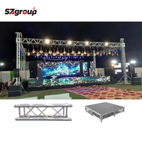Structure modulaire portable en alliage d'aluminium pour événements, capacité de charge 1000 kg, service après-vente international, pour la planification d'événements