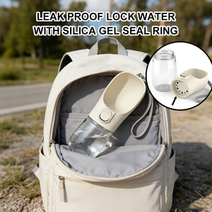 Bouteille d'eau portable en plastique anti-fuite pour <span class=keywords><strong>chien</strong></span> et chat avec distributeur pour les promenades - Product Image 6