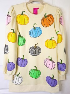 Abito Felpa <span class=keywords><strong>Donna</strong></span> con Maniche Lunghe e Paillettes a Tema <span class=keywords><strong>Zucca</strong></span> di Halloween, Personalizzabile con Logo, Vendita all'Ingrosso - Produttore - Product Image 6