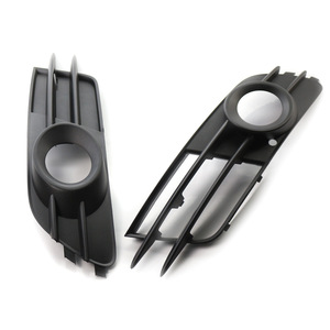 Audi Fog Light Bezels Front Bumper Lower Grille <b>ABS</b> Clip On Ventilation Mesh 4G0807682G 4G0807681A - Product Image 1