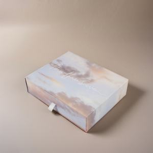 Crown Win Wholesale Drawer Clothing Handle <b>Gold</b> Hot Stamping Customized Logo <b>Gift</b> <b>Box</b> with Insert Slider Paper <b>Box</b> - Product Image 1