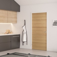 Portes intérieures en chêne de haute qualité, portes intérieures en bois de chêne blanc personnalisées et cadres
