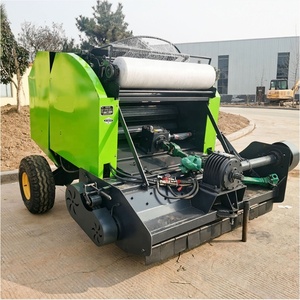 Tự động rơm thu Máy Nghiền màu xanh lá cây cỏ Baler Máy Ủ Chua gặt đập thông rơm Baler để bán - Product Image 6