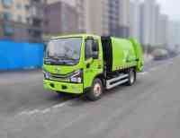 Camion compacteur de transfert de déchets Dongfeng 6 mètres carrés à positionnement élevé 4x2 Moteur Diesel EURO 5