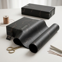 Papier Spécial Écologique SY avec Pulpe de Bois et Matière Vierge, Revêtement Noir Simple Face pour Impression Numérique sur Boîte Cadeau