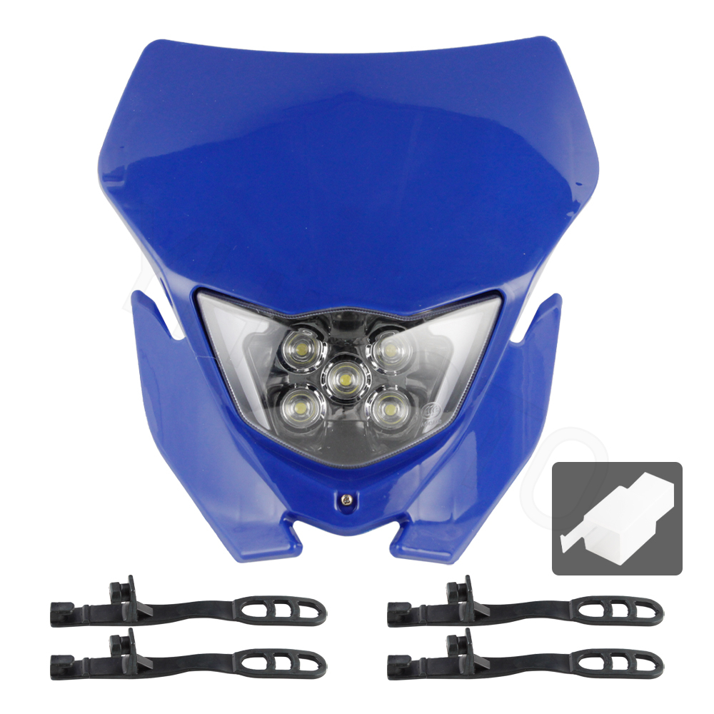 white light with blue cover