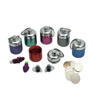 27 * 42毫米促销礼品标志印花防水铝迷你药盒药盒支架容器胶囊瓶 - Product Image 4