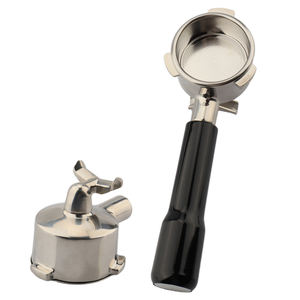 Porte-filtre à café en acier inoxydable 54 mm, tête de porte-filtre à double bec, porte-filtre à café 54 mm adapté à Breville - Product Image 2