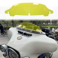 Accessoires pour moto, pare-brise personnalisé PC 4,5 pouces, pare-brise coloré pour Harley Touring Street Glide Ultra Limited 2014-2023