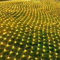 Filet maille fée guirlande lumineuse 2x2M 3x2M 6x4M LED étanche décoration fenêtre rideau fête de mariage décoratif Led éclairage mural