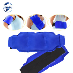 Reusable Waterproof <strong>Gel</strong> Hot Cold Compress Pack Elastic Velcro Strap for Back Knee Ankle Elbow Wrist Shoulder Neck Pain Relief - Product Image 1