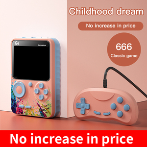 Console de jeu portable rétro avec 666 mini-jeux classiques, cadeau de <span class=keywords><strong>No</strong></span>ël et d'anniversaire portable pour enfants, hommes et femmes, 3 pouces - Product Image 1