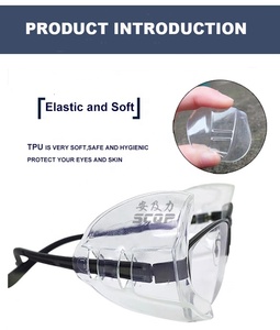 Scqp s008 ברור תעשייתי גמיש משקפי מגן צד להגנה על פני משקפי שמש - Product Image 2
