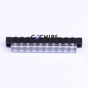 KF48SM-9.5-10P Barrier Terminal Block Through hole Component (THT),P=9.5mm Connector With Cover Plate 9.5mm 1x10P Straight Pin - Product Image 1