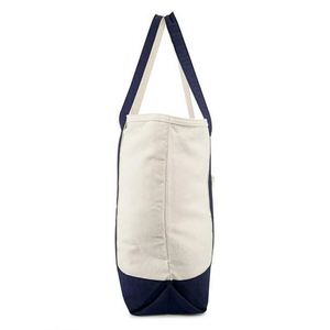 Bolsa de Compras Reutilizable Resistente de Algodón, Bolsa de Lona para Estudiantes Universitarios con Logotipo Personalizado Impreso - Product Image 3