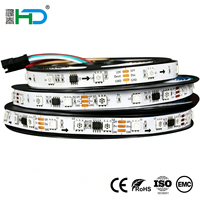 Luz LED SMD WS2811 5V, Luz de Paisaje SMD WS2811 12V, Tira LED Inteligente con Control Inteligente, Tira LED RGB con Función de Seguimiento