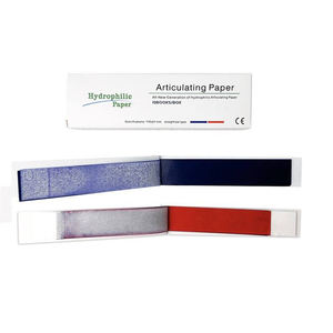 Carta di prova di occlusione dentale personalizzabile carta di articolazione rossa/blu Articulationg - Product Image 5