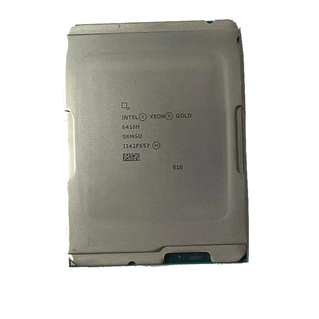 New Factory Price for Xeon Gold 6416H 2.2GHz 18 Cores 12nm 30MB Cache 165W TDP FCLGA4677 Socket Server CPU
