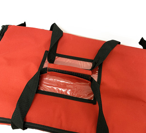 Sacs de livraison de nourriture classiques isolés 56x35x33cm 600D 48L Grand porte-pizza pour les livreurs de nourriture chaude et froide Réutilisable - Product Image 5