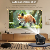 Nouveau modèle HM400PRO noir Android 11 prise en charge smart 150ansi lumens Version vidéo domestique 720P LCD LED mini projecteur 4K
