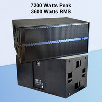 SUB 9007 Subwoofers actifs, module d'amplification pour enceintes Line Array, double subwoofer de 21 pouces