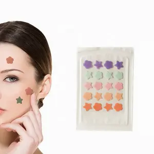 12pcs Korean Anti Acne Skin Care Set Star Flower Gel Patch Hydrocolloid Acne Patch