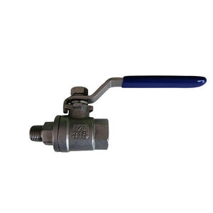 Vanne à boisseau sphérique en acier inoxydable 1/2 pouce filetée manuelle pour milieux acides et basiques faibles - Product Image 3