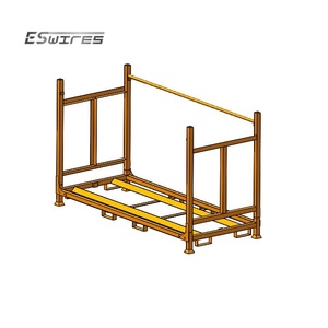 Almacenamiento de almacén apilable plegable con recubrimiento en polvo de metal para camiones - Product Image 5