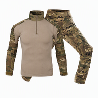 Combinaison Tactique Robuste Camouflage Militaire pour Homme – Extensible, Imperméable, Séchage Rapide, Ripstop – Idéale Randonnée et Activités de Plein Air