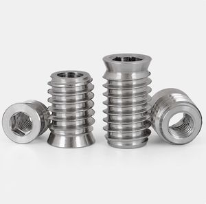 LeGood M5X12mm Insert à vis hexagonale en acier inoxydable 304 avec filetage interne pour meubles-Système de mesure métrique - Product Image 2