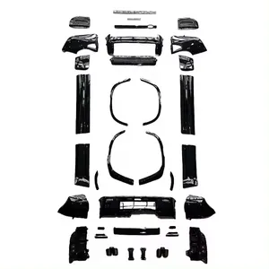 Vendita calda Set completo aggiornamento nero Trim Body Kit auto paraurti lato gonna sopra parafango per Land Rover difensore 2020 +