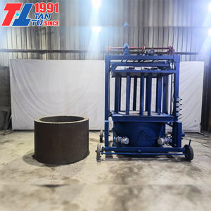 Machine verticale de fabrication de tuyaux en <span class=keywords><strong>béton</strong></span>, machine à anneaux de puits à vendre - Product Image 3