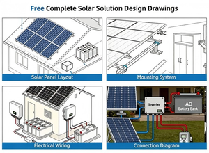 Sistema de Almacenamiento de Energía Solar de Gran Capacidad, 12 KW 15 KW, Sistema Doméstico Resistente a la Intemperie, 13 Niveles de Viento, Protección IP54, Batería LiFePO4 - Product Image 2