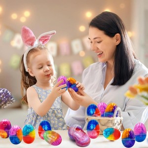 JITENG 36 Pack Galaxy <span class=keywords><strong>Slime</strong></span> Ball Non-Adhésif Anti-Stress Jouets <span class=keywords><strong>Slime</strong></span> Fournitures <span class=keywords><strong>Slime</strong></span> Transparentes Croustillantes - Product Image 6