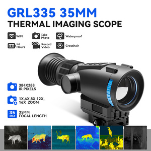 Monoculaire thermique 1800M 384x288 50Hz, caméra de vision nocturne pour la chasse et les opérations de sauvetage en extérieur - Product Image 2