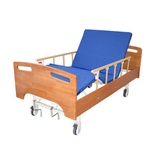 Jingruikang Solid Wood Nursing <b>Bed</b> 205x96x50cm With Guardrail For Elderly And <b>Disabled</b> Patients - Product Image 1