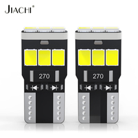 JiaChi Factory PriceBright Lampe de lecture de plaque d'immatriculation 100PCS Dc12v Lampe dôme intérieure blanche 9smd T10 W5W Phare antibrouillard