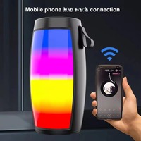 Luz Nocturna RGB Portátil 1202, Reproductor de Música, Altavoz Inalámbrico LED, Compatible con Teléfonos Móviles, Cordón Luminoso para Tarjetas