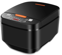 Cuisinière à riz numérique multifonctionnelle 5L, écran tactile en plastique, minuterie 24H, cuve antiadhésive, design portable, 220V, usage domestique