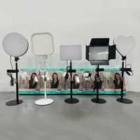 Kit d'éclairage LED 15W à éclairage latéral et plein écran, lumière douce pour photographie en direct, beauté et studio vidéo, lampe de maquillage