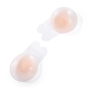 Cache-tétons invisible réutilisable avec adhésif central, fin, respirant, en silicone invisible - Product Image 2