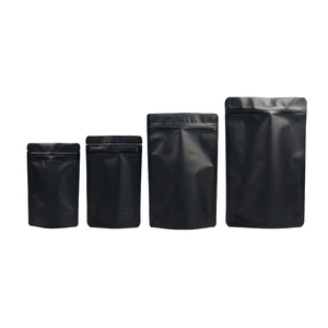 Resealable Matte Black Package <strong>Stand</strong> up <strong>Pouch</strong> Aluminum Foil Packaging <strong>Zip</strong> Lock Bag Doypack Storage Food Mylar Bags - Product Image 3