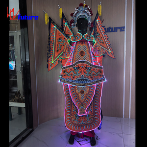 <span class=keywords><strong>Abiti</strong></span> a Led a colori personalizzati vestiti luminosi <span class=keywords><strong>Opera</strong></span> cinese per Performance per adulti luci di usura Bar spettacolo di danza - Product Image 6
