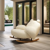 Meistverkaufter Neuer Relaxsessel Wohnzimmer-Schaukelstuhl Erwachsenen-Balkonstuhl Massivholz-Freizeitstuhl für den Haushalt