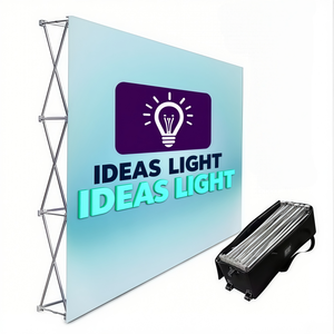 Fornitore cinese nuovo Logo personalizzato di <span class=keywords><strong>moda</strong></span> in poliestere Display fieristico a parete posteriore Pop up Stand - Product Image 1