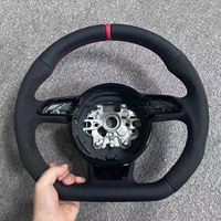 Volant en cuir Alcantara pour Audi S1 S3 S4 S5 S7 S8 A1 A3 A4 A5 A6 B9 B8.5 B8 R8 TT TTRS TTS Q3 Q5