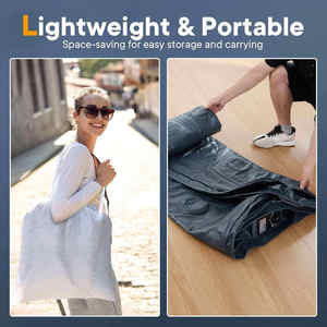 Modern <b>Double</b> <b>Size</b> Foldable Camping Self-Inflatable <b>Bed</b> with Built-in Pump <b>Air</b> Mattress for Hospital & Bedroom Use - Product Image 4