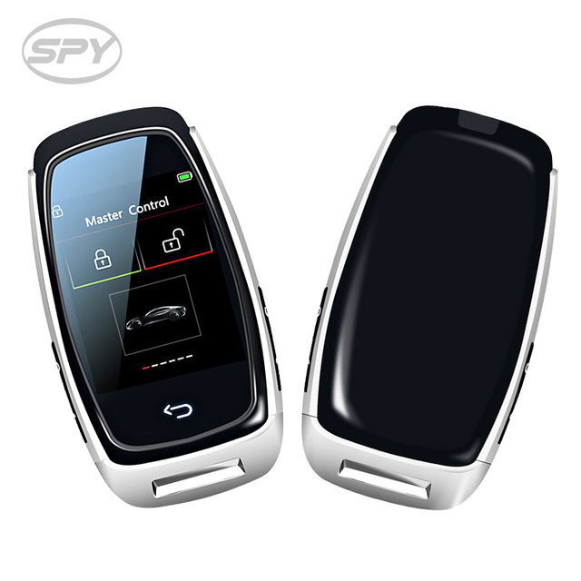 SPY Car Universal Smart Remote Control Key LCD Touch Screen ABS Material OEM Car Keyless Entry Security System Plug-In Connector