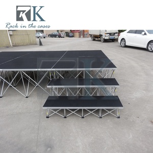 Kit de scène modulaire en aluminium durable, scène intelligente pour événements, plateforme de scène avec escaliers, plateforme de scène de concert en plein air à vendre - Product Image 6