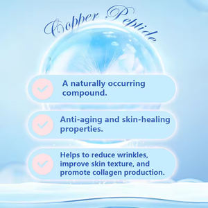 Set de Cuidado de la Piel con Suero de Péptidos de Cobre, Control de Grasa, Aclarante, para el Acné, con Ácido Hialurónico, Vitamina C y Aceite de Árbol de Té, Marca Privada OEM - Product Image 4